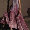 A-Line Loose Elasticity Gradient Pleated Tube Evening Dresses Maxi Dresses