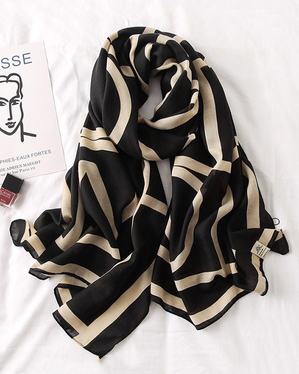 Printed Stylish Sun-Proof Silk Scarf