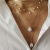 Original Vintage Statement Geometric Chains Necklace