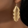 Layered Solid Color Textured Earrings Accessories