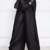 Loose Wide Leg Solid Color Casual Pants Bottoms Trousers