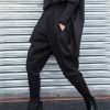 Simple Black Harem Pants