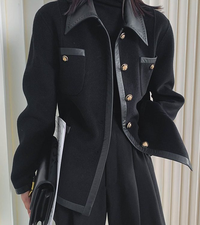 Urban Loose Split-Joint Lapel Collar Jackets